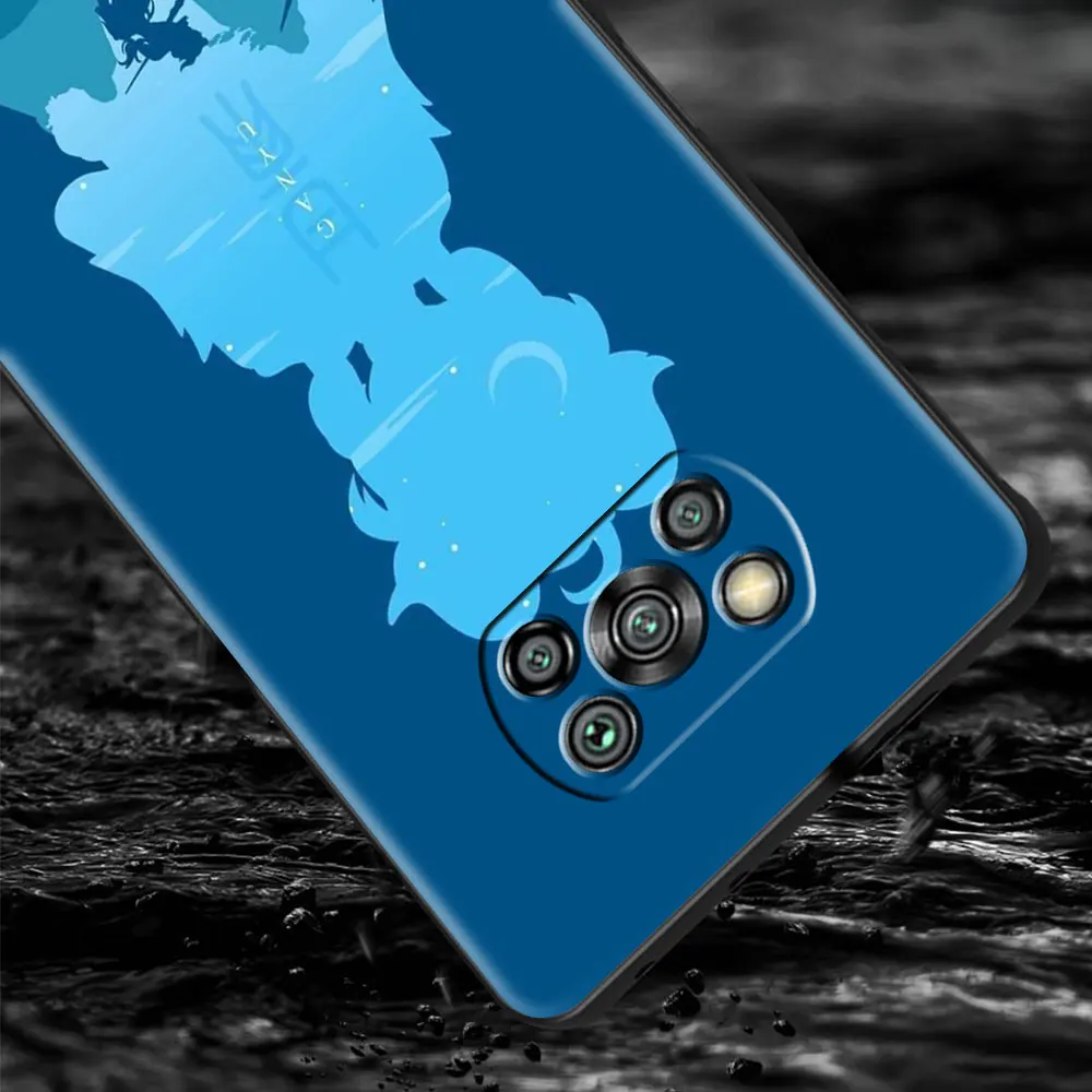 genshin impact anime case for xiaomi mi poco x3 nfc m3 pocophone f1 f3 gt redmi k40 pro for mi 10t pro capa phone cover free global shipping
