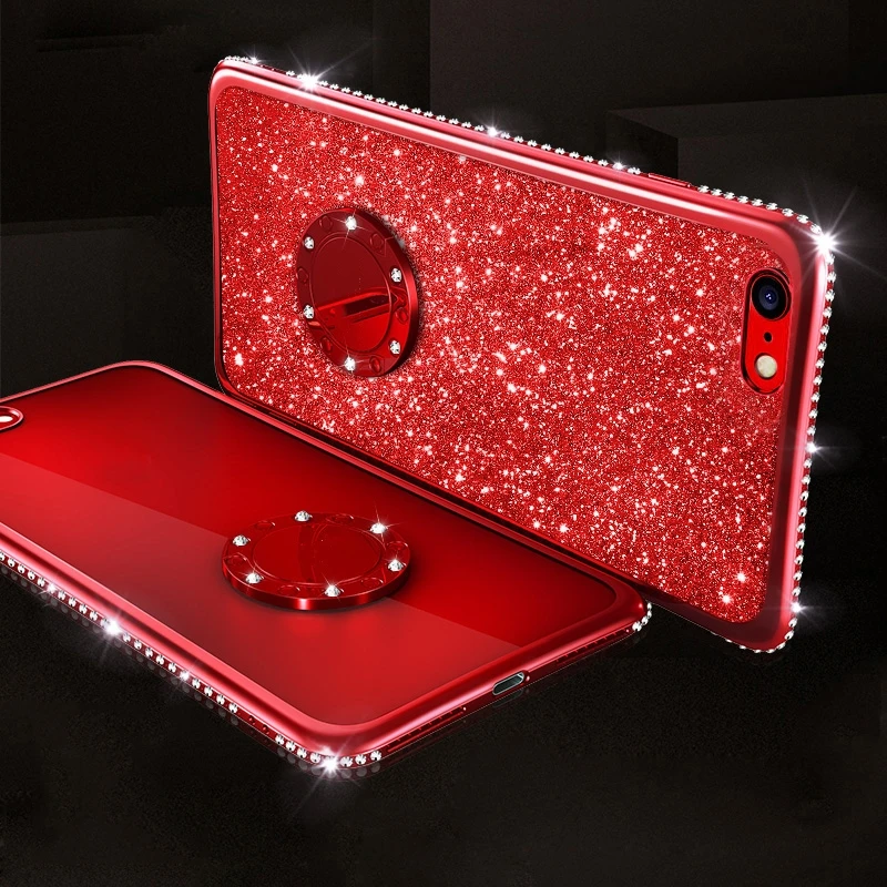Чехол со стразами, чехол с бриллиантами для Xiaomi mi 6X8 9 SE Max 3 CC9 A2 A3 Lite Red mi 5 Plus 6A Note 5 6 7 K20 Pro Coque Funda