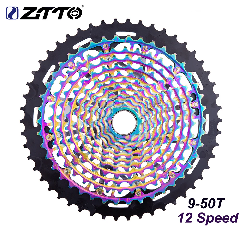 Кассета ZTTO MTB 12 Скоростей 9 50T Ультралегкая кассета XD 11s Rainbow K7 В ulт s звездочка 1299