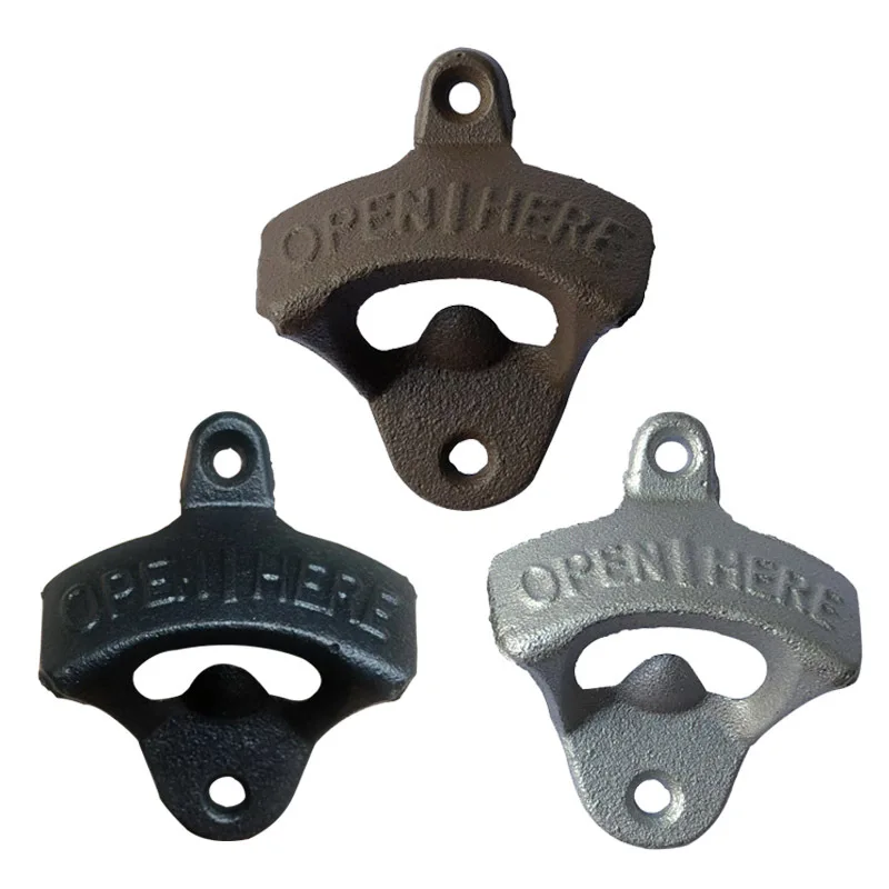 1 шт. винтажный антикварный Железный настенный бар пивная стеклянная бутылка открывалка для бутылок