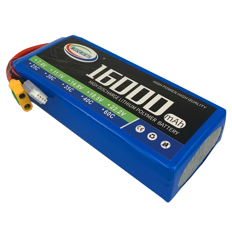 3S RC LiPo аккумулятор 11 1 В 16000 мАч 25C батареи для радиоуправляемого квадрокоптера