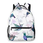 Женский рюкзак с тропическим экзотическим Колибри, сумка на плечо для девочек-подростков, школьный ранец