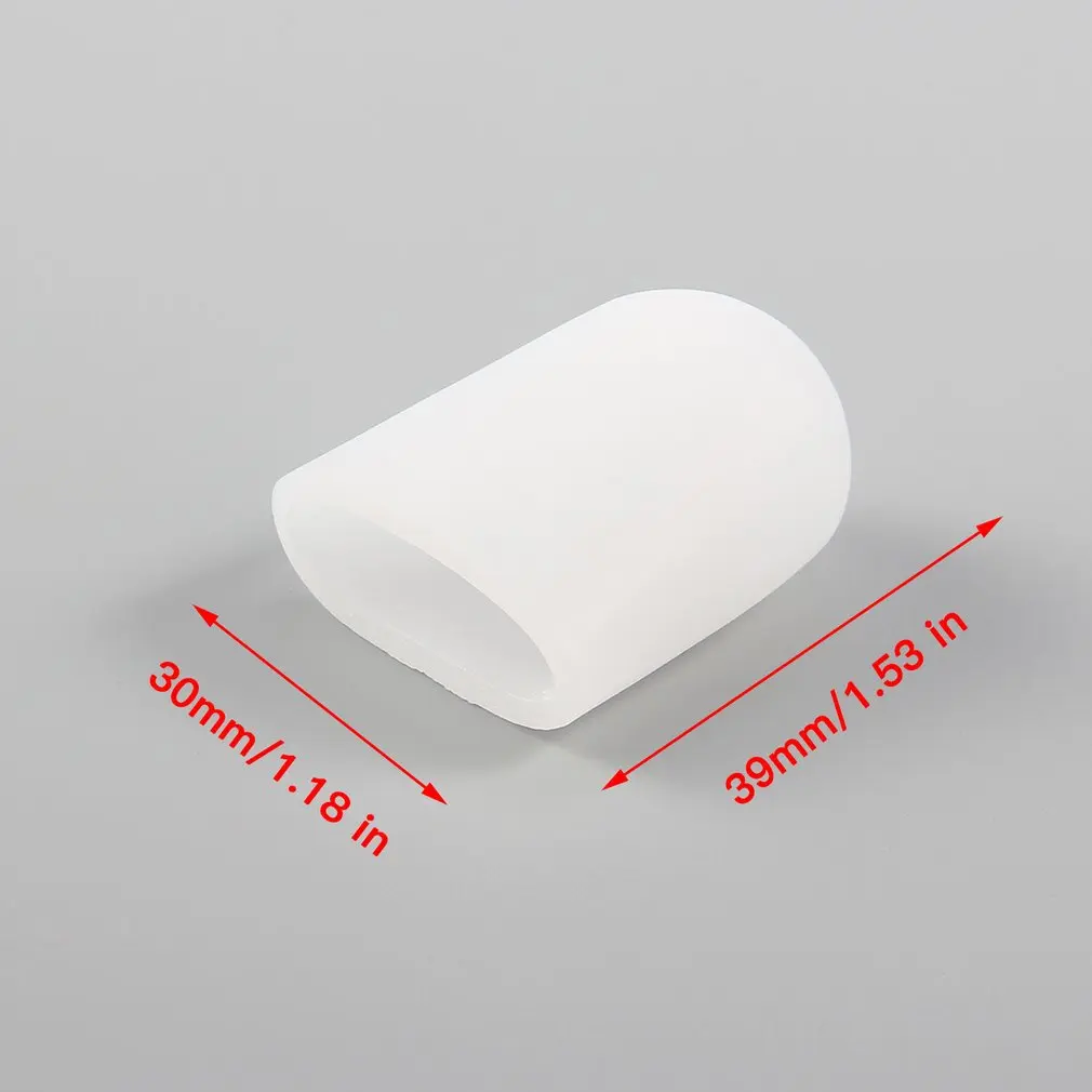 

HOT 2pcs Silicone Gel Toe Tube Toe Caps Toe Cushions Foot Corns Remover Finger Toe Protect Body Massager Insoles Health Care