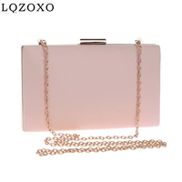 women pu fashion clutch mixed color leather metal ladies evening bags party wedding bridal handbags