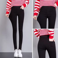 2020 new high elastic skinny jeans for women pencil legging stretch black slim legging jeans denim lady jeans