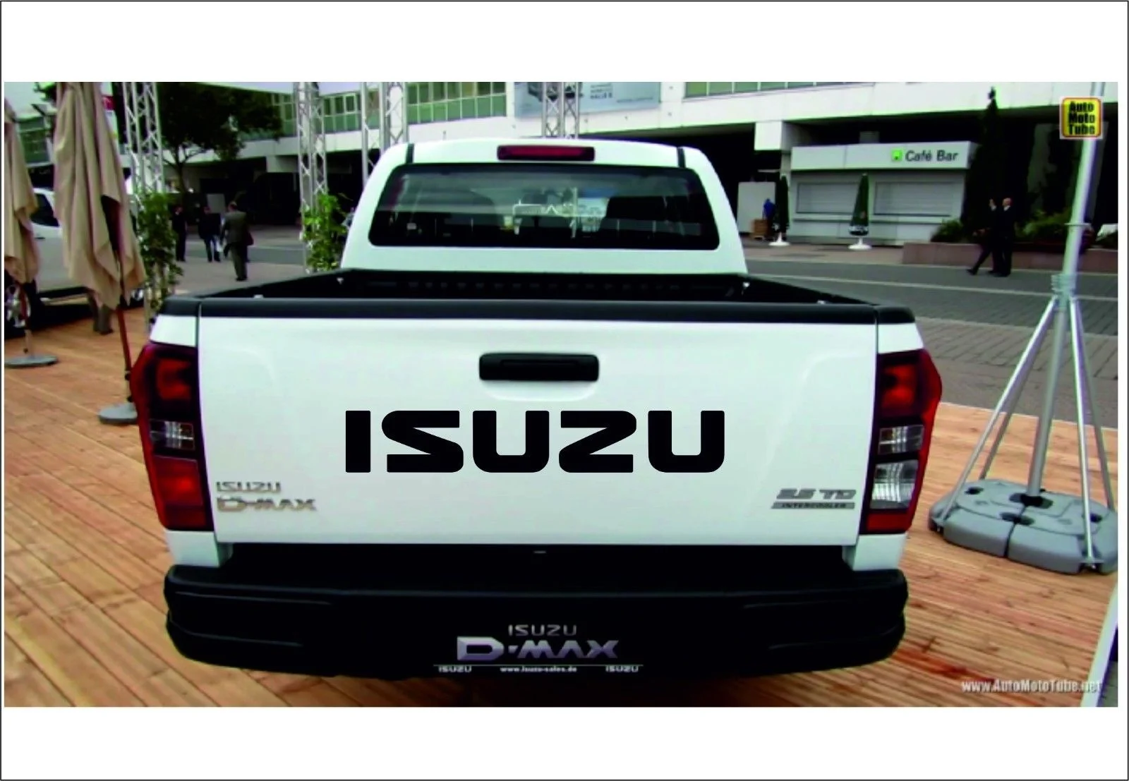 Для ISUZU D-Max 4X4 Pickup 1x Aufkleber Наклейка Виниловая наклейка графическая эмблема логотип