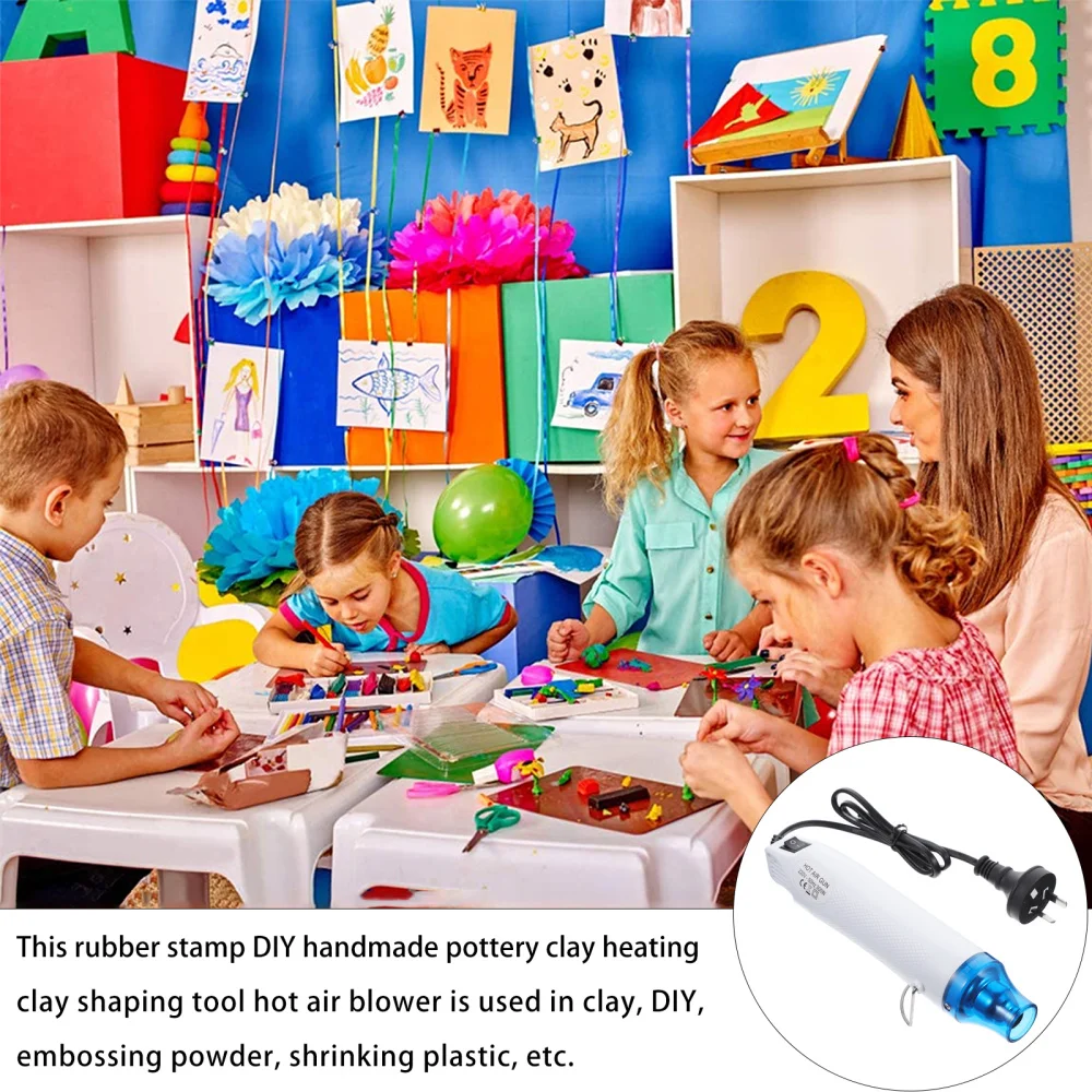 

1 Set Hot Air Tool DIY Hot Air Blower Polymer Clay Heat Tool (AU Plug)