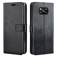 luxury flip wallet case for xiaomi poco x3 nfc leather case protective back cover for xiaomi poco x3 pocophone x3 nfc