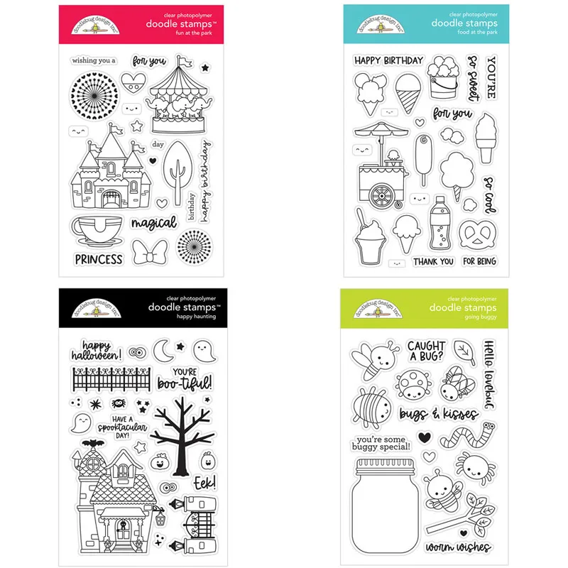 Металлические штампы и прозрачные для скрапбукинга с изображением замка