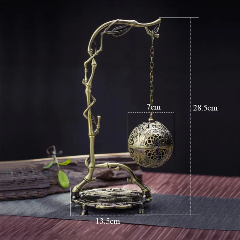 Креативная антикварная подвесная горелка с драконом металлическая катушка