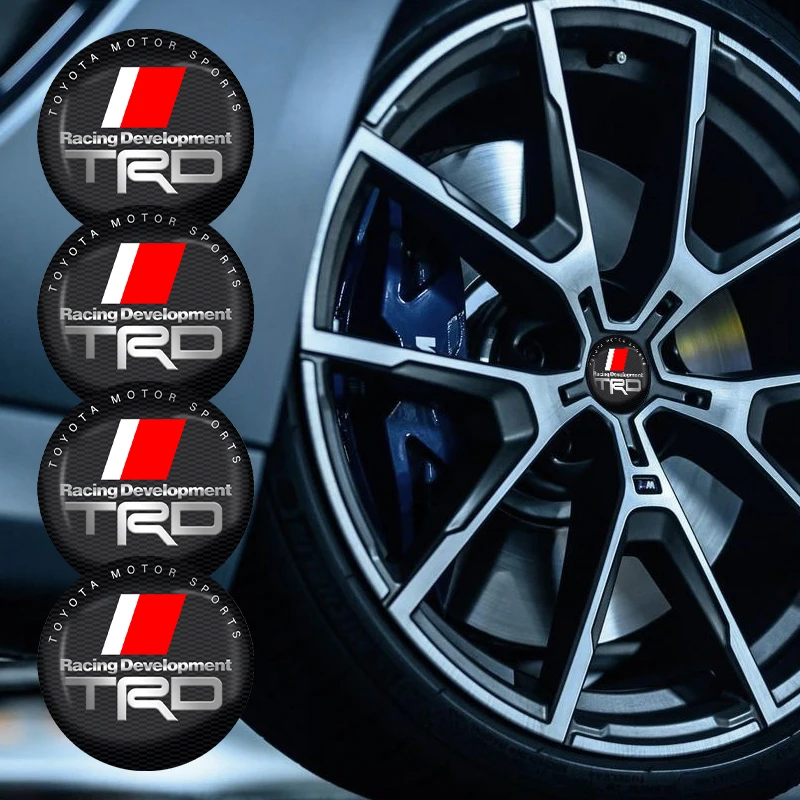 4 шт. автомобильные наклейки для Toyota TRD VIOS Avensis Auris Hilux Corolla Camry | Автомобили и