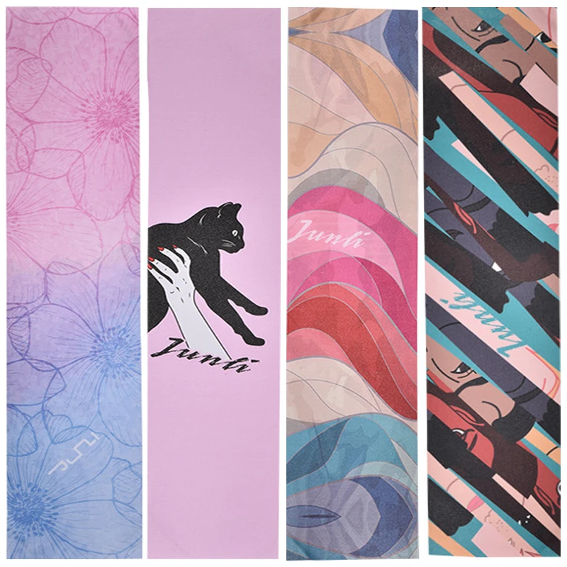 Длинные наклейки для скейтборда 123*26 см лента наждачной бумаги танцев дрифта