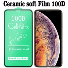 100Pcs/Lot Soft Ceramics Protection Film For IPhone 13 12 Pro Max 11 Pro XS Max X XR 6 7 8 Plus Screen Protector Tempered Glass