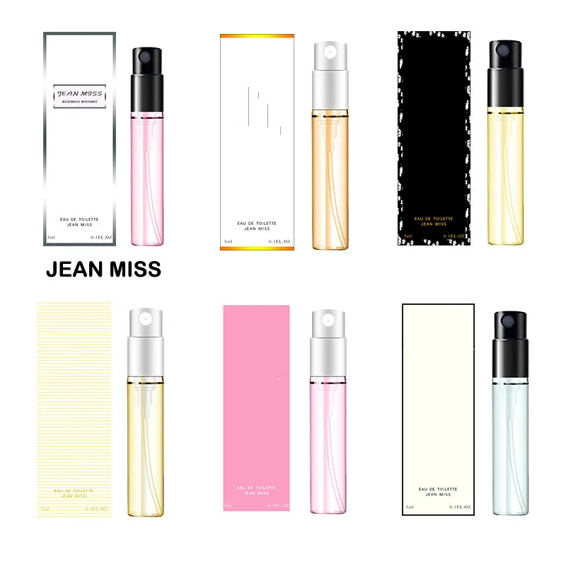 3 мл мульти-виды распылитель Parfume Красивая посылка Женская Parfum Мода Леди Цветок фруктовый аромат длительный дезодорант