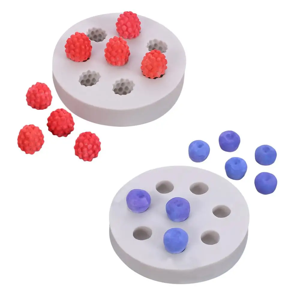 Силиконовая форма для торта из черники и малины фруктовый шоколад мыло