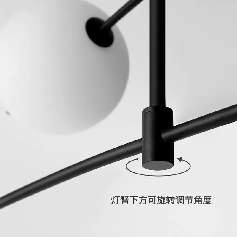 

Northern European Minimalist Lamp in the Living Room Cool Restaurant Peas Chandelier Bar Counter Bedroom Chandelier bird light