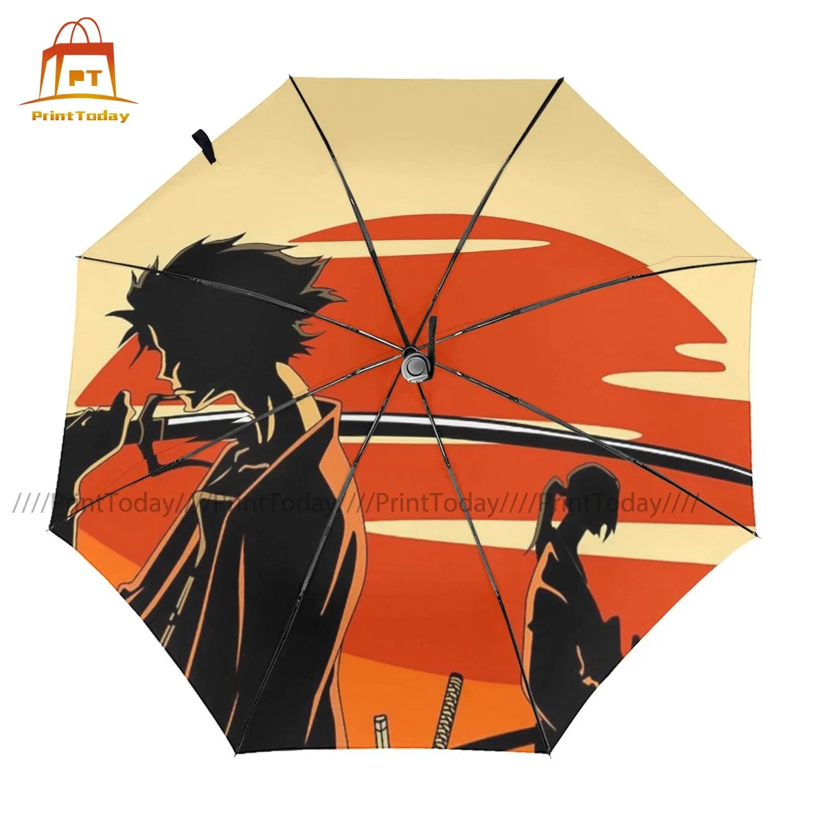 

Samurai Champloo Umbrella UV Protection Automatic Umbrella Charm Design Portable Camping Umbrella