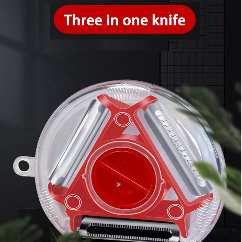 Шелушильная машина 3 в 1 многофункциональный Нержавеющая гаджет картофеля огурец