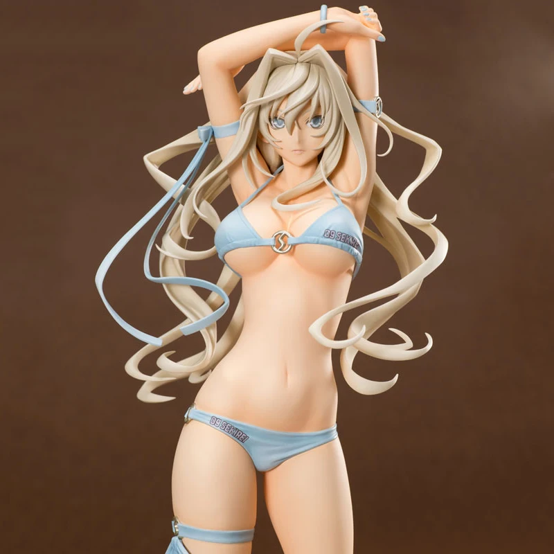 

26cm Japanese Anime Sekirei Tsukiumi lunar mare Bikini native Sexy girl PVC adult Action Figures Collection Model toy Gifts