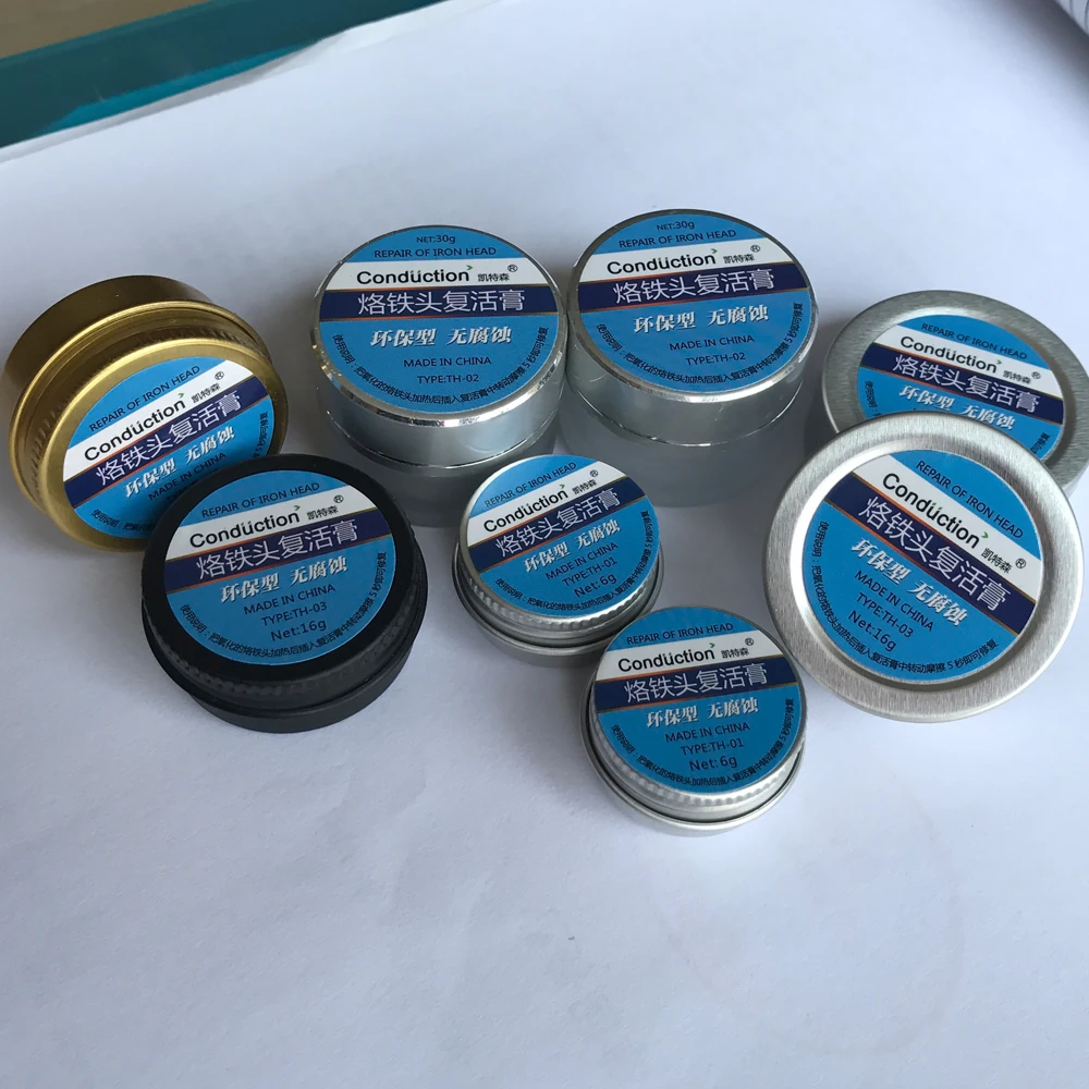 Электрический паяльник ENSOM крем для свежего припоя с наконечниками не