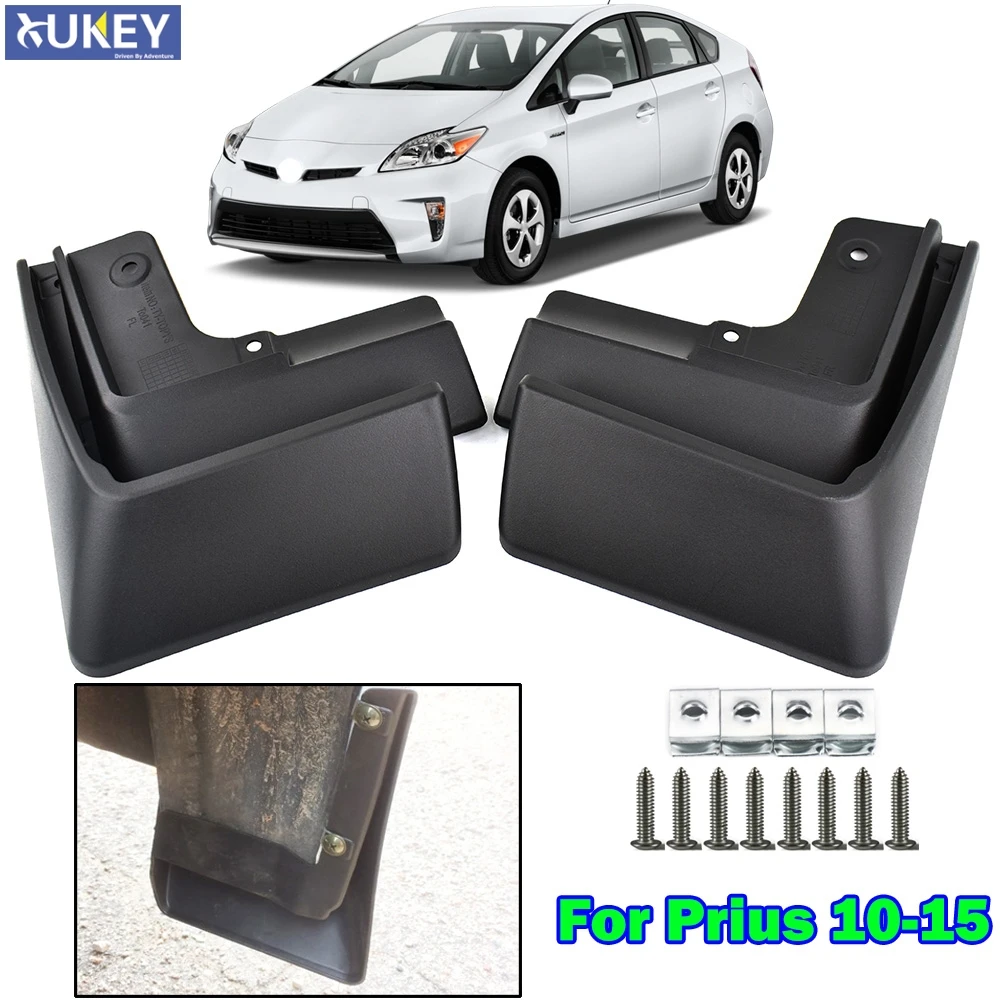 Set Mudflaps For Toyota Prius XW30 2010 - 2015 Mud Flaps Splash Guards Mudguards Dirty Fender Front Rear 2011 2012 2013 2014 | Автомобили
