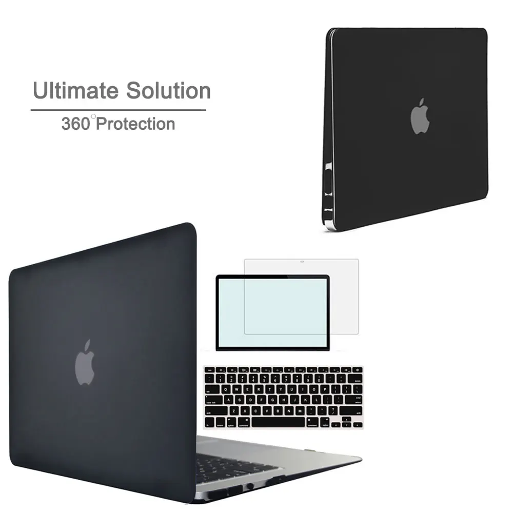 Чехол для ноутбука Apple MacBook Air Pro retina 11 12 13 15 Mac Book 13,3 15,4 дюймов Чехол с сенсорной панелью+ чехол для клавиатуры