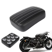 motorcycle rear passenger cushion 8 suction cups pillion pad suction seat for harley dyna sportster softail touring xl 883 1200