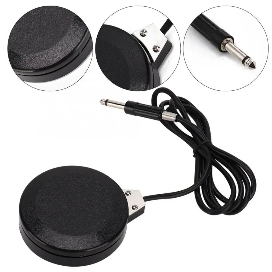 Круглый татуировочный аппарат Электропитание педаль боди арт тату машина