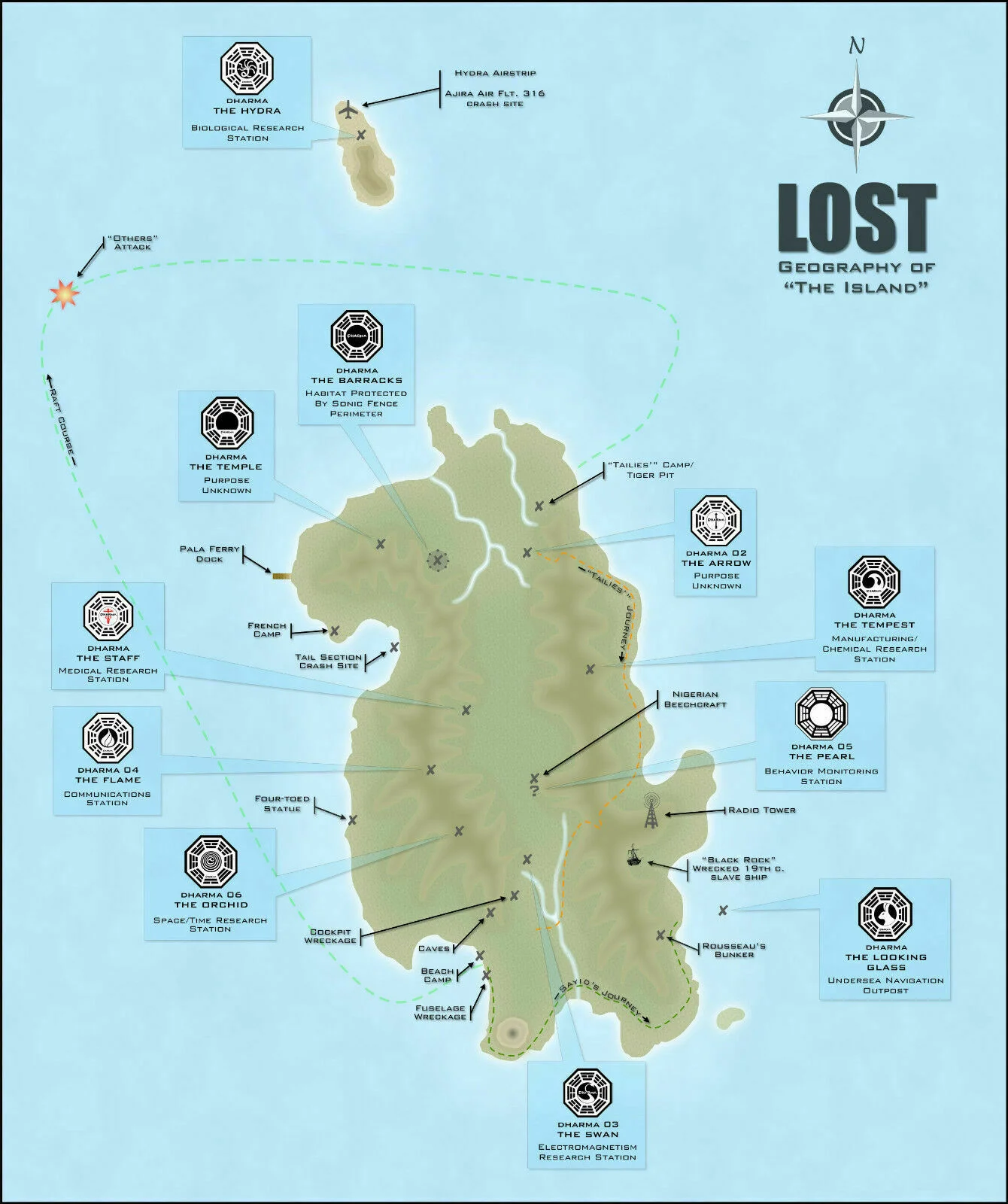 

Шелковый плакат с изображением острова из ТВ-шоу «Потерянный художественный фильм», домашний Настенный декор 24x36 дюймов