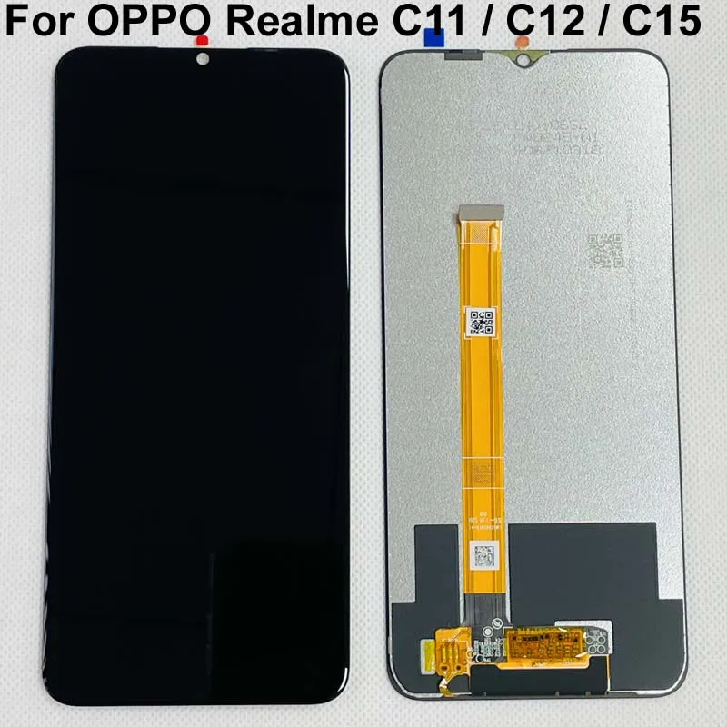 

6.5" Original For OPPO Realme C11 RMX2185 LCD Display Screen+Touch Panel Digitizer Frame For Oppo Realme C15 RMX2180 C12 RMX2189