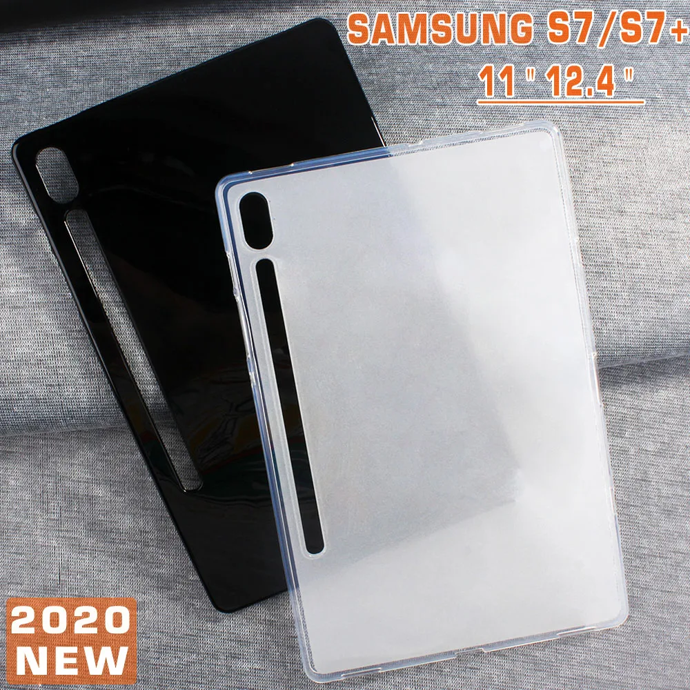 

Чехол для планшета Samsung Galaxy Tab S7 11, T870, T875, тонкий мягкий чехол для Samsung TAB S7 Plus 2020 дюйма, T970, T975, T976, чехол из ТПУ 12,4