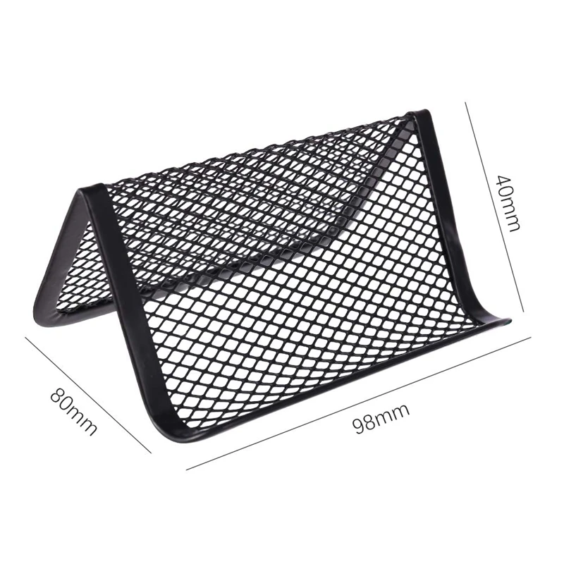 Металлический Сетчатый бизнес держатель для карт настольного офиса