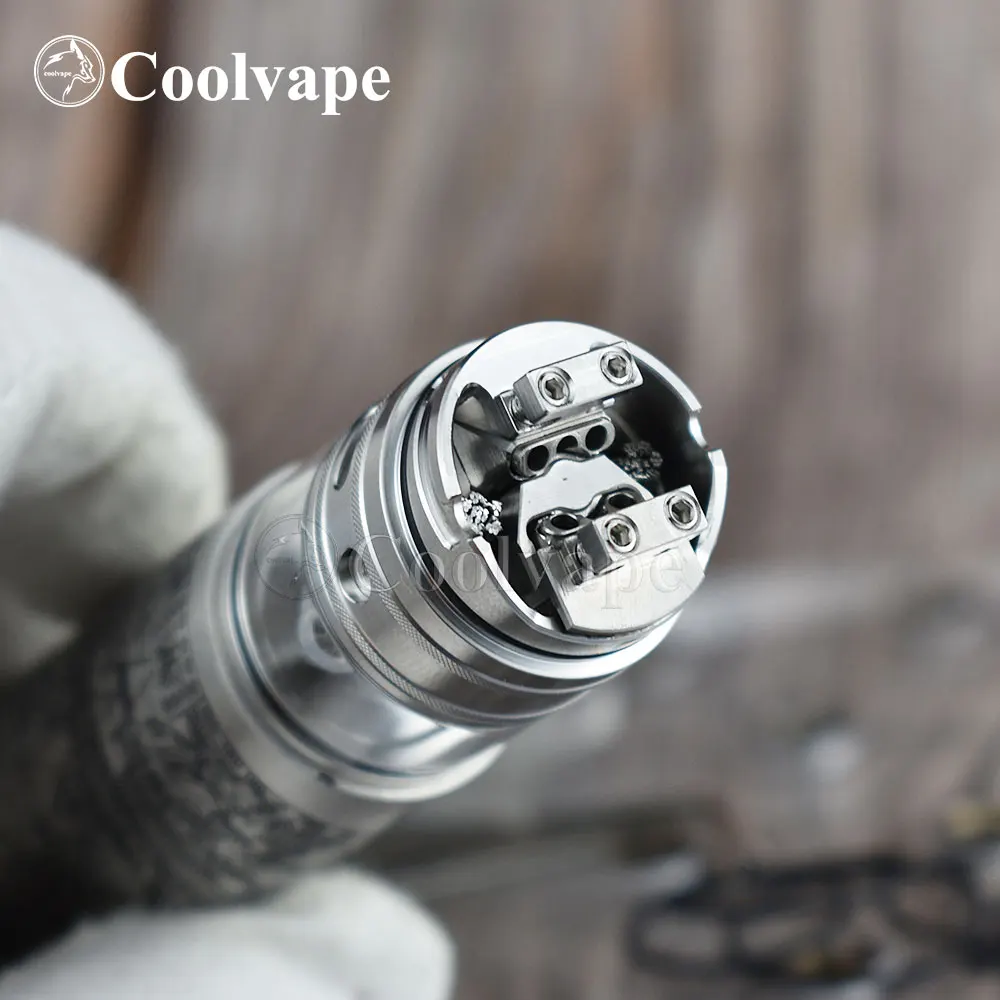Coolvape Taifun GX 4 мл RDTA распылитель DL/MTL RTA легко заполняемый боковой 316ss vs GTR rta диаметр 23