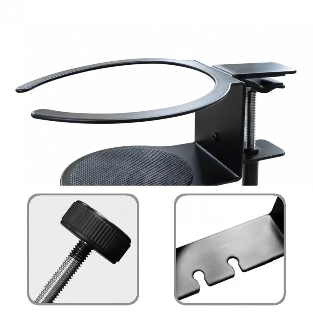 

Lightweight Durable Rotatable Cup Headset Mount Stand Aluminum Alloy Headphone Rack Multifunctional for Office