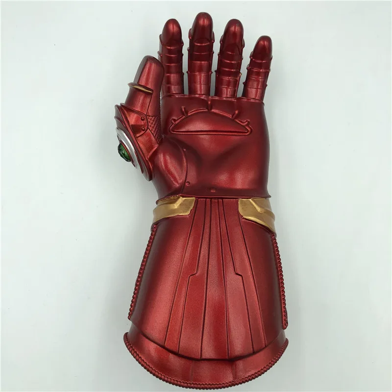 1: 1 светодиодный светильник Thanos Gauntlet Военные перчатки косплей Хэллоуин костюм реквизит Endgame 4 Quantum