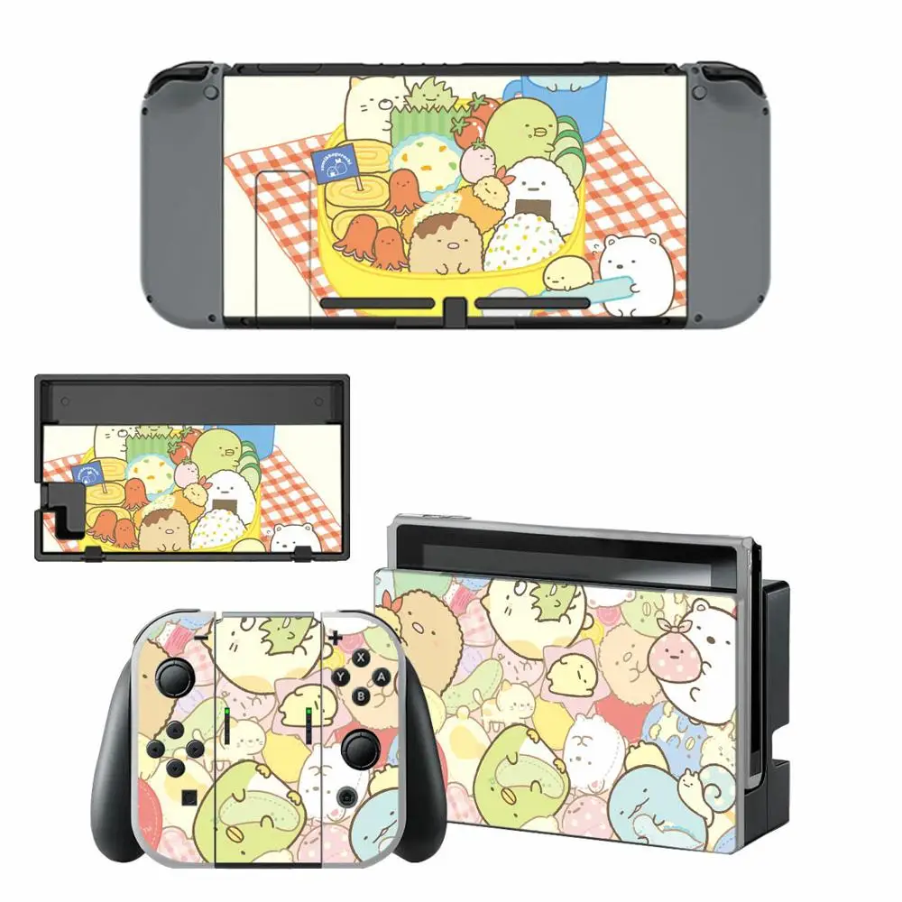 Наклейка Sumikko Gurashi для Nintendo Switch NS Dock Charger Stand Holder Joy-con Controller Vinyl