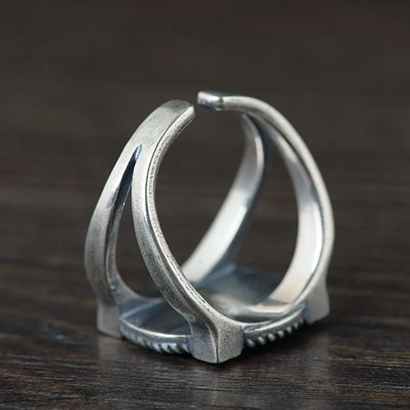 Серебряное Винтажное кольцо в виде скорпиона из тайского серебра S925