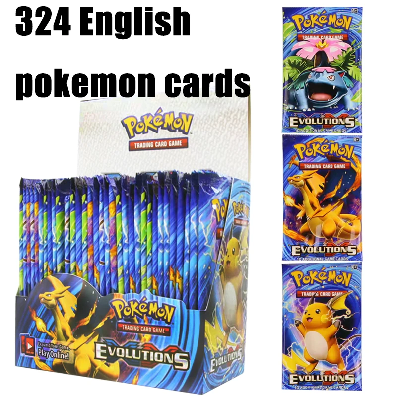

324/360Pcs Pokemon English TCG: Sun & Moon Unbroken Bonds Booster Box Trading Card Game Pokemon Card Kids Toys