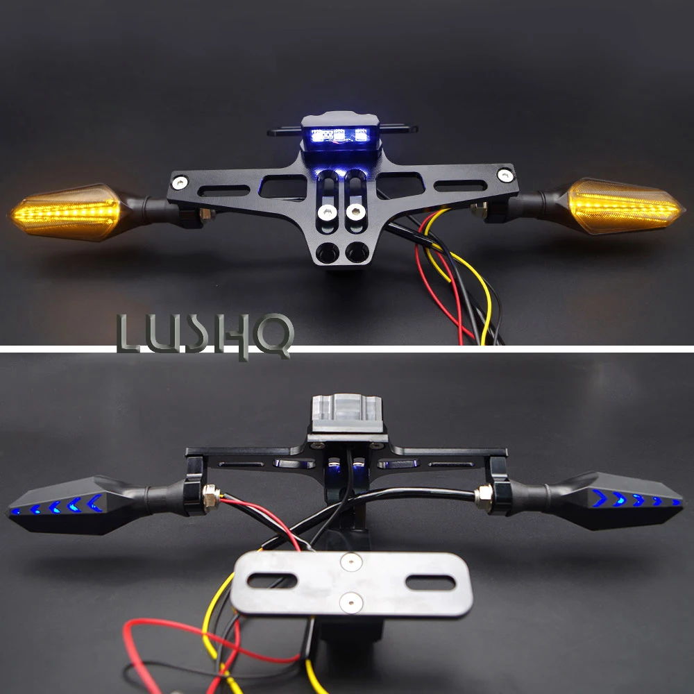 

Держатель номерного знака CNC для мотоцикла honda xadv bmw g310gs yamaha xj6 aprilia tuareg suzuki bandit aprilia tuono rsv 1000
