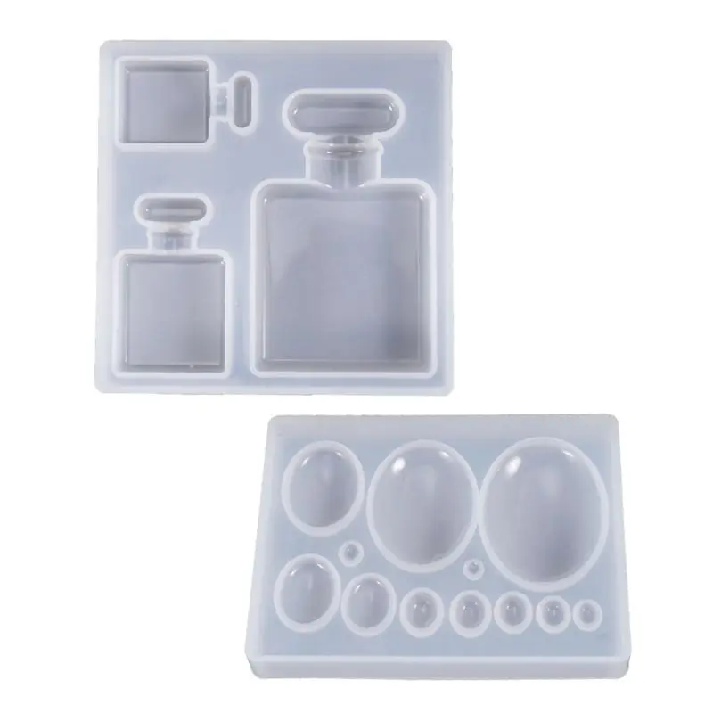 

Perfume Bottle Gemstone Patch Mold Epoxy Resin DIY Crystal Epoxy Glue Crafts Decorations Pendant Making Silicone Molds