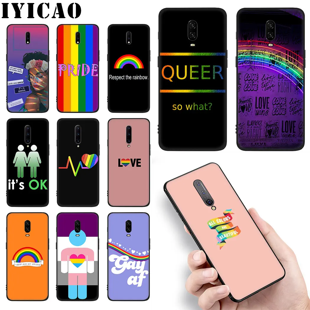 ЛГБТ Love Wins Мягкий силиконовый чехол для oneplus 5 5t 6 6t 7 Pro TPU чехол|Бамперы| |
