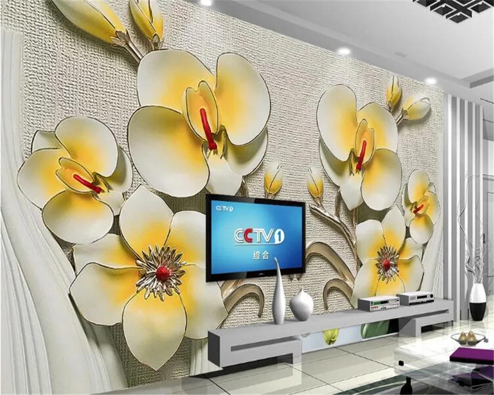 Золотая фольга beibehang с тиснением на заказ роспись Настенные обои для гостиной