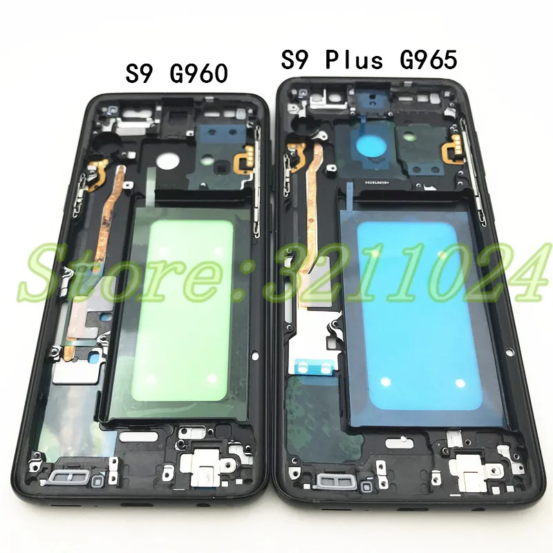 Для Samsung S8 G950 Plus G955 средняя рамка пластина Корпус Сменный Чехол для S9 G960 G965|Корпусы