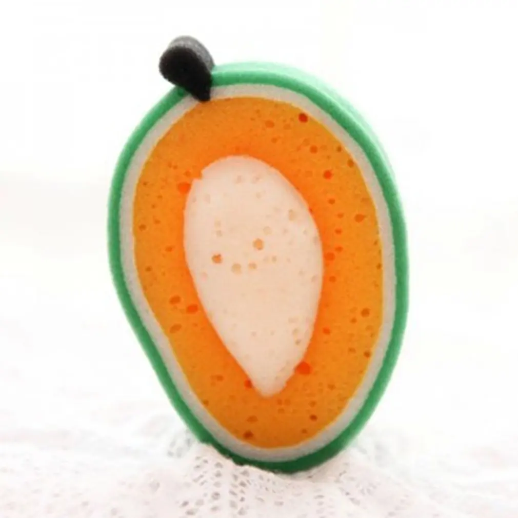 

Fruit Shape Thicking Cleaning Sponge Kitchen Bowl Scouring Pad Strong Decontamination Dish Cloth Wipe Rag Dish Sink Clean Towel