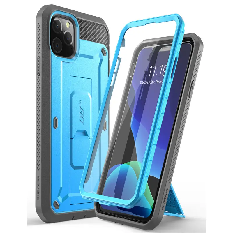 

funda de cuerpo completo para iPhone 11 Pro, Protector de pantalla incorporado y soporte, 5,8 pulgadas, UB Pro