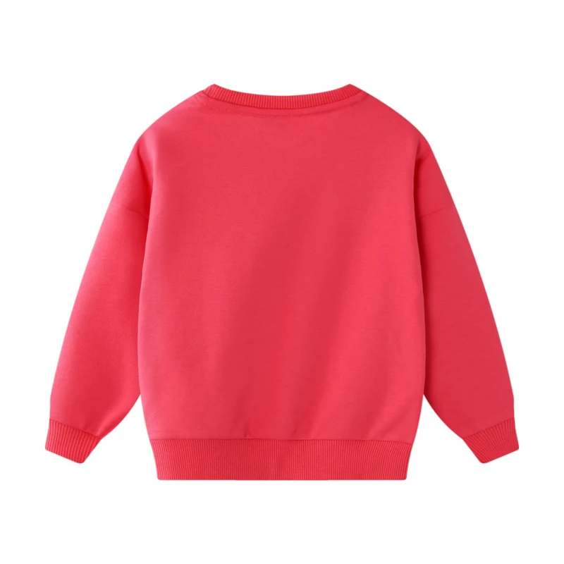 Hot Kids Boy Girls Sweaters Baby Cartoon Pattern Pullover Autumn Cotton Tops Full Children Sweatshirts Red Casual Unisex Clothes