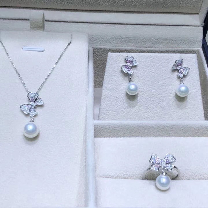 Комплект из кольца и сережек серебра 925 пробы|Ювелирная фурнитура компоненты| |