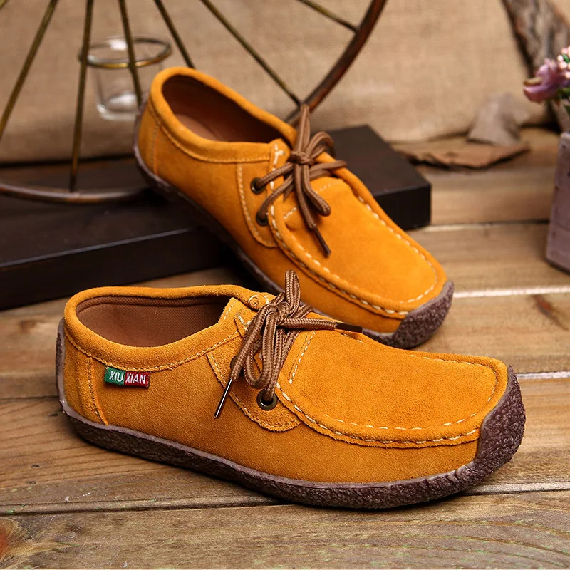 Женские кроссовки модные лоферы с квадратным носком на плоской подошве