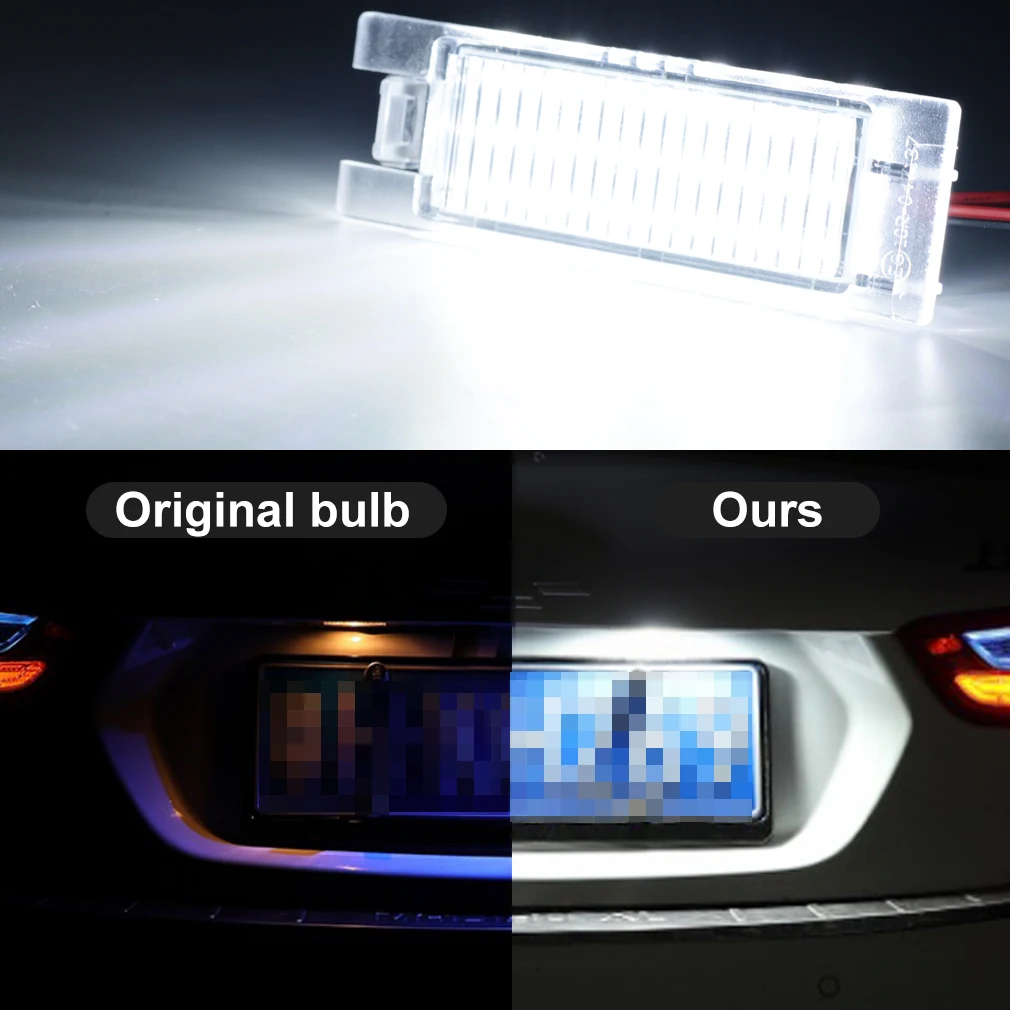 1pc Canbus Car LED Number License Plate Light for Opel Zafira B Astra H Corsa D Insignia C Meriva A Tigra Vectra c 12V - купить по