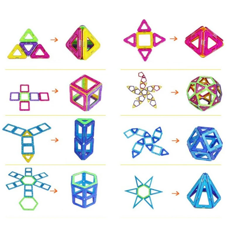 Качественный большой размер Магнитный конструктор набор для строительства